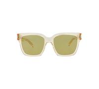 SAINT LAURENT SL 507 Gafas, Yellow-Yellow-Green, 54 Unisex Adultos