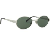 SAINT LAURENT Mujer SAINT LAURENT SL 692 002 Gafas de sol Metal Plata Gris Redonda