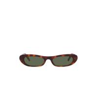 SAINT LAURENT SUNGLASSES SL 557 SHADE HAVANA-HAVANA-GREEN 53 WOMENS