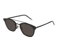 SAINT LAURENT Unisex SAINT LAURENT SL 28 METAL 001 Gafas de sol Metal Negro Gris Cuadrada Normal Antirreflejo