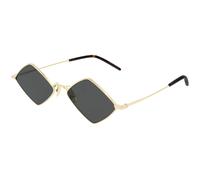 SAINT LAURENT Unisex SAINT LAURENT SL 302 LISA 004 Gafas de sol Metal Oro Gris Geométrico Normal