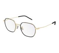 SAINT LAURENT Unisex SAINT LAURENT SL 397/F 003 Monturas ópticas Metal Oro Cuadrada