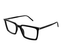 SAINT LAURENT Unisex SAINT LAURENT SL 624 001 Monturas ópticas Acetato Negro Transparente Cuadrada