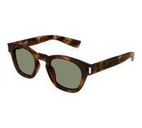 SAINT LAURENT Unisex SAINT LAURENT SL 746 003 Gafas de sol Acetato la Habana Verde Redonda