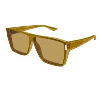 SAINT LAURENT Unisex SAINT LAURENT SL 756 004 Gafas de sol Bio-inyección Marrón Marrón Cuadrada