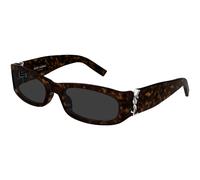 SAINT LAURENT Unisex SAINT LAURENT SL M152 002 Gafas de sol Acetato la Habana Gris Cuadrada