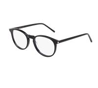 SAINT LAURENT Unisex SL 106 001 Monturas ópticas Acetato Negro Redonda
