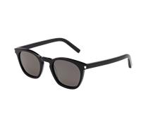 SAINT LAURENT Unisex SL 28 002 Gafas de sol Acetato Negro Gris Cuadrada Normal