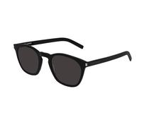 SAINT LAURENT Unisex SL 28 SLIM 001 Gafas de sol Acetato Negro Negro Cuadrada Normal