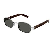 SAINT LAURENT Unisex SL 706 002 Gafas de sol Metal Plata Gris Redonda