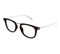 SAINT LAURENT Unisex SL 753 OPT 002 Monturas ópticas Acetato la Habana Transparente Redonda