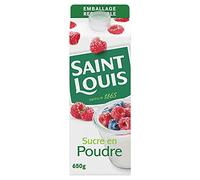 Saint Louis - Azúcar en polvo (650 g, 3 unidades)