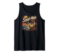 Saint-Malo Francia La Ciudad del Corsario Desde 1590 Camiseta sin Mangas