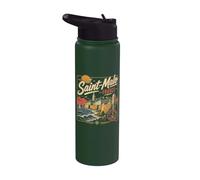 Saint-Malo Francia La ciudad del Corsario desde 1590 Stainless Steel Insulated Water Bottle