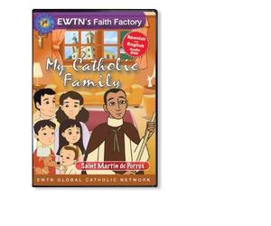 SAINT MARTIN DE PORRES: CHILDREN EWTN MY CATHOLIC FAMILY DVD*Spanish & English Audio