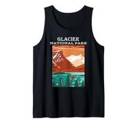 Saint Mary Lake Glacier Parque Nacional Montana Camping Senderismo Camiseta sin Mangas