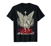 Saint Michael Archangel Defeating Satan Camiseta