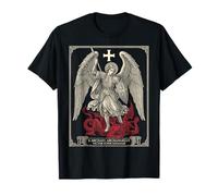 Saint Michael Archangel Defeating Satan Camiseta