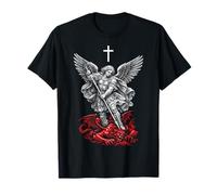 Saint Michael Archangel Defeating Satan Camiseta