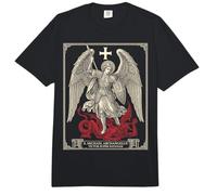 Saint Michael Archangel Defeating Satan Comfort Colors Adult Heavyweight T-Shirt