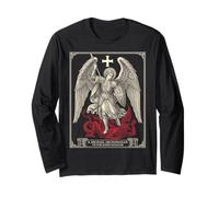 Saint Michael Archangel Defeating Satan Manga Larga