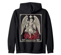 Saint Michael Archangel Defeating Satan Sudadera con Capucha