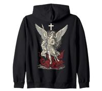 Saint Michael Archangel Defeating Satan Sudadera con Capucha