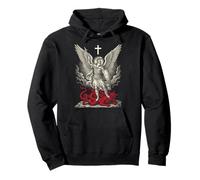 Saint Michael Archangel Defeating Satan Sudadera con Capucha