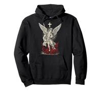 Saint Michael Archangel Defeating Satan Sudadera con Capucha