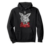 Saint Michael Archangel Defeating Satan Sudadera con Capucha