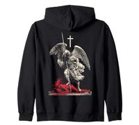 Saint Michael Archangel Streetwear Heavy Metal Y2K (On Back) Sudadera con Capucha