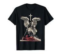 Saint Michael Archangel Urban Streetwear Heavy Metal Y2K Camiseta