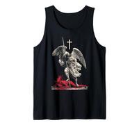 Saint Michael Archangel Urban Streetwear Heavy Metal Y2K Camiseta sin Mangas