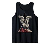 Saint Michael Archangel Urban Streetwear Heavy Metal Y2K Camiseta sin Mangas