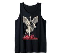 Saint Michael Archangel Urban Streetwear Heavy Metal Y2K Camiseta sin Mangas