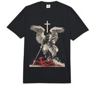 Saint Michael Archangel Urban Streetwear Heavy Metal Y2K Comfort Colors Adult Heavyweight T-Shirt