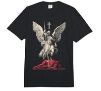 Saint Michael Archangel Urban Streetwear Heavy Metal Y2K Comfort Colors Adult Heavyweight T-Shirt