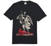 Saint Michael Archangel Urban Streetwear Heavy Metal Y2K Comfort Colors Adult Heavyweight T-Shirt