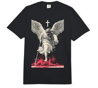 Saint Michael Archangel Urban Streetwear Heavy Metal Y2K Comfort Colors Adult Heavyweight T-Shirt