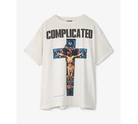 SAINT Mxxxxxx Complicated Short Sleeve T-Shirt Blanco