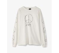 SAINT Mxxxxxx Love White Long Sleeve T-Shirt Blanco