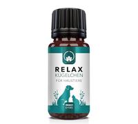 Saint Nutrition Relax bolitas para mascotas - Aditivo natural para el estrés y la inquietud - Apoya la relajación en viajes, Nochevieja y en la vida cotidiana - Para perros pequeños, medianos y