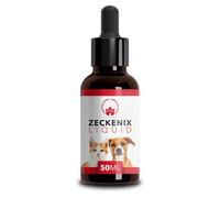 Saint Nutrition® Zeckenix Liquid - Protección contra garrapatas gato y perro - fórmula natural para perros y gatos - Ideal para el uso diario y la protección en el camino - 50 ml