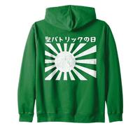 Saint Patrick's Day Japanese Aesthetic Man Woman St Patrick Sudadera con Capucha