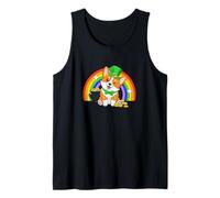 Saint Patrick's Day St. Paddy's Irish Luck Corgi Dog Lover Camiseta sin Mangas