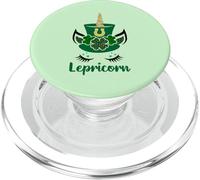 Saint Patricks Shamrock Lepricorn Kids St. Patrick's Day PopSockets PopGrip para MagSafe