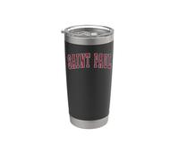 Saint Paul Minnesota Souvenir College Style Rojo Texto Vaso térmico de acero inoxidable de doble pared
