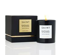 SAINT Raphael The Arcángel Vela perfumada con oración, moneda de oración y aceite sagrado, vela de aromaterapia de coco de soja con 50 horas de tiempo de combustión