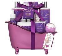 Saint Roy Kit De Spa De Lujo Para Mujer, Cesta De Baño Y Cuidado Corporal De 10 Piezas Con Aroma A Lavanda. Ideal Como Regalo De Cumpleaños O Navidad. También Disponible En Formato Para Despedida De S