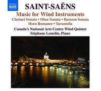 Camille Saint-Saëns – Música para instrumentos de viento – NAXOS